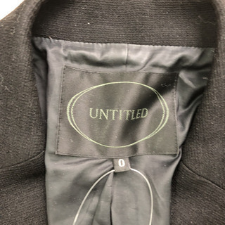 untitled ブラックスカートスーツの画像