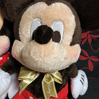 ミッキー ミニー ディズニー ぬいぐるみの画像