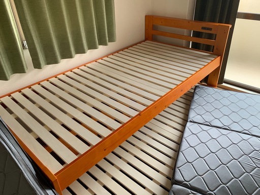 親子ベッド　ツインズ　コンセント付き/キャスター付き