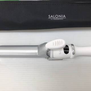 新品 SALONIA サロニア セラミック カール ヘアアイロン 32mm ホワイト 海外対応 プロ仕様 MAX210℃ 　の画像