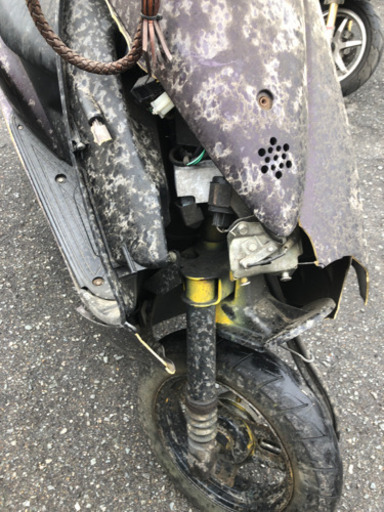 HONDA  ディオ  AF68 キック始動OK  フロント曲がり  福岡市南区
