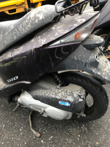 HONDA  ディオ  AF68 キック始動OK  フロント曲がり  福岡市南区