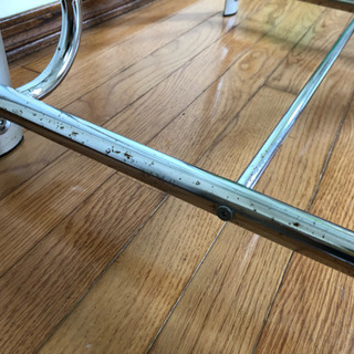 お話中  値下げしました。  ガラスラック 4段の画像