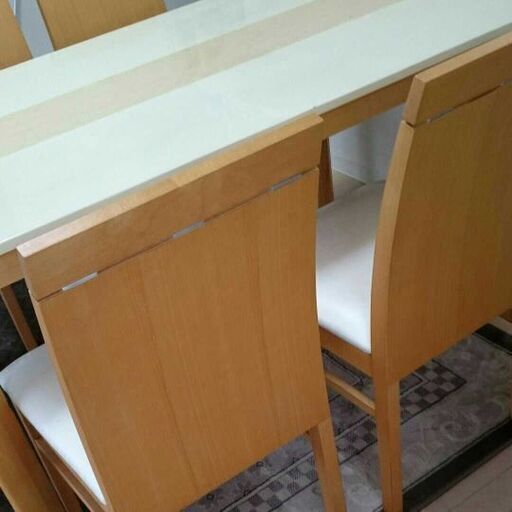 大理石ダイニングセット