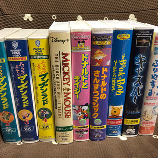 ビデオ VHS ディズニー名作12本+ディズニー短編4本+ワーナー3本+キャスパー1本+未発売ポケモン1本の画像