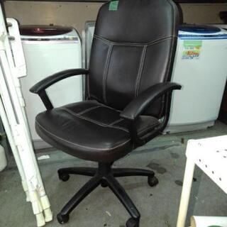 事務椅子　中古　レザー