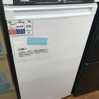 【未使用品】Haier 1ﾄﾞｱ冷凍庫 JF-NU102A 102L 2018年製