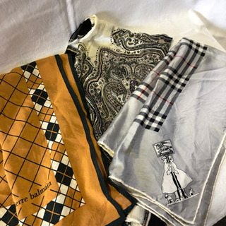 ブランド シルクスカーフ 3枚セット