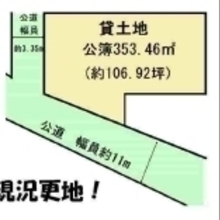 ★貸土地★ 　堺市堺区鉄砲町　１０６坪　 #資材置き場　＃トラッ...