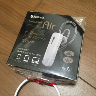 ワイヤレスイヤホン ハンズフリー通話可能マイク付きの画像