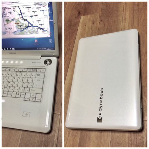 ?東芝 dynabook/Core2/メモリ4GB/HDD320GB/Win10pro/最新Office2019すぐ使える