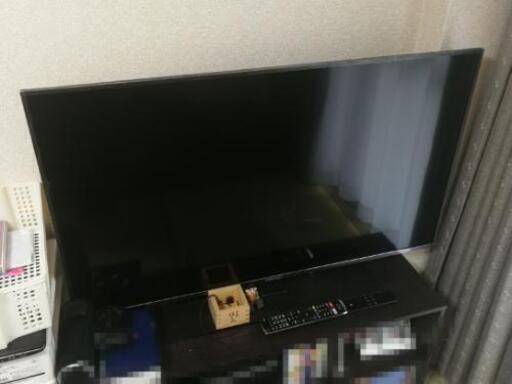 43インチテレビ(約半年前発売最新型,4Kチューナー搭載,保証書付き)