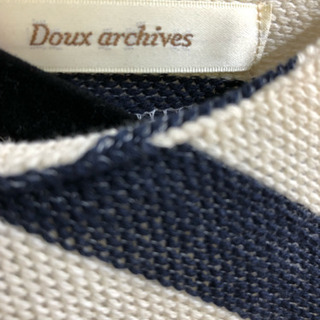 Doux archives ボーダーワンピース Mサイズの画像