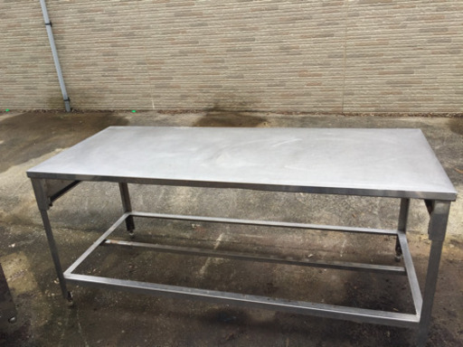 ステンレス作業台① 1800×750×800 業務用 厨房備品
