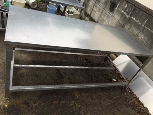 ステンレス作業台② 1800×750×800 業務用 厨房備品