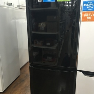 三菱 2ドア冷蔵庫 2017年製 MR-P15A-B
