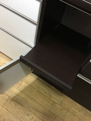 美品 松田家具 2面レンジボード モダンStyle 日本製