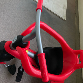 キッズ 一歳から３歳くらいまで 美品 三輪車 急いでます！の画像