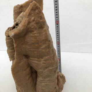 レア物　大型　鍾乳石　高さ４０㎝　21キロ　天然の芸術　天然石　の画像