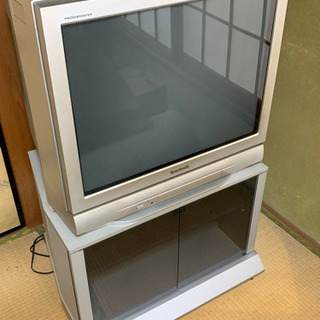 【引取り代千円負担します】パナソニック29型ブラウン管テレビとテレビ台
