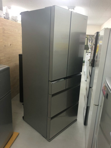 【リサイクルサービス八光　田上店　安心の3か月保証　配達・設置OK】パナソニック PANASONIC NR-F610PV-N [エコナビ/nanoe(ナノイー) 搭載冷蔵庫 (608L・フレンチドア） 6ドア シャンパンゴールド]