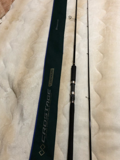 ショアジギングのロットとリールセット