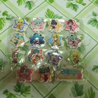 初音ミク学習帳5㎜方眼罫(未使用)とクッションシールの画像