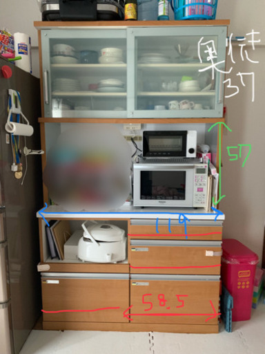 食器棚 レンジボード（取引中）