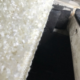 センターラグ クールホワイト 約190㎝×約190㎝の画像