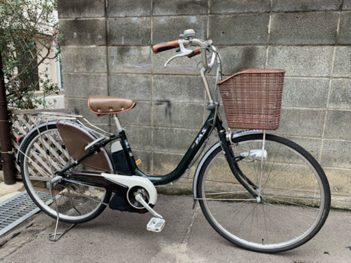 電動自転車 ヤマハPAS 26インチ 深緑  4Ah 電動アシスト自転車