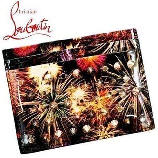 お買い得‼️非常に入手困難‼️?日本未入荷?新作･花火クリスチャンルブタン カード入れ?男女兼用･正規品?