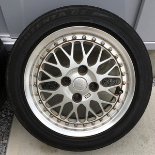 16インチ アルミホイール レイズ ボルクレーシング GTU P.C.D.114.3 4穴 【中古】の画像