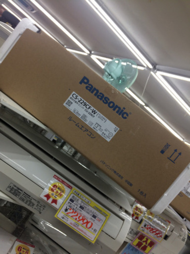★新品★Panasonic 2.2kwルームエアコン CS-229CF-W エオリア パナソニック