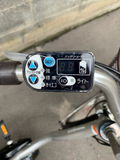 ヤマハPAS Natura  4Ah シルバー  電動アシスト自転車