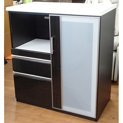 ♪NITORI/ニトリ 食器棚/キッチンカウンター ポスティア 90BK 札幌♪