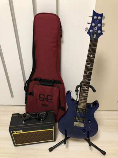 prs se custom 24 ギターとアンプ
