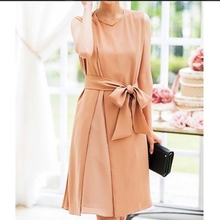 新品未使用 バックプリーツドレス 11号