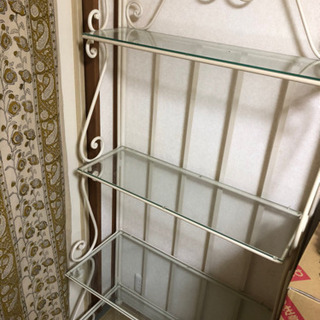 インポート アイアンラック アンティーク調 シェルフ 棚