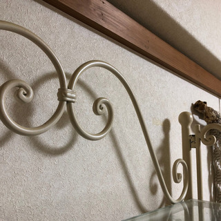 インポート アイアンラック アンティーク調 シェルフ 棚の画像