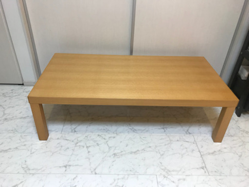 美品 無印良品 ローテーブル