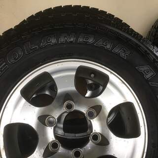 交渉中】夏タイヤ・純正アルミ付4本セット バリ山 225/80R15 デリカ