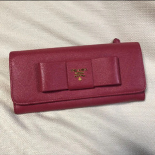 【美品】PRADA 長財布 サフィアーノ