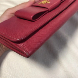 【美品】PRADA 長財布 サフィアーノの画像