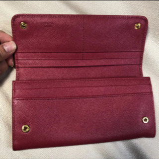 【美品】PRADA 長財布 サフィアーノの画像