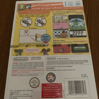 (新品未開封)wii用ソフトみんなのリズム天国(欧州版) “Beat the Beat, Rhythm Paradise”(日本版wiiでは動作しません)の画像