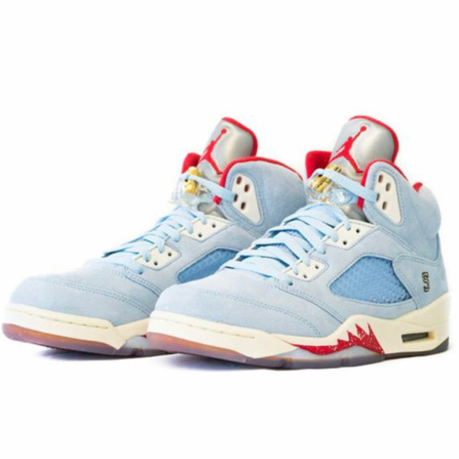 【世界限定7000足】エア ジョーダン5  trophy room ice blue