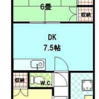 【格安】2DK 日当たり良好！仲介手数料無料！駐車場あり