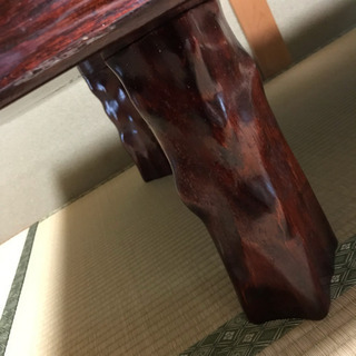 一枚板の大きな座卓 紫檀