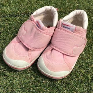 2,000【used】14㌢ MIKIHOUSE 女児向けサンダルの画像