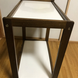 木製ワゴン 山善の画像